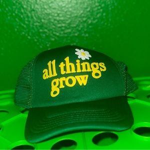 Green trucker hat